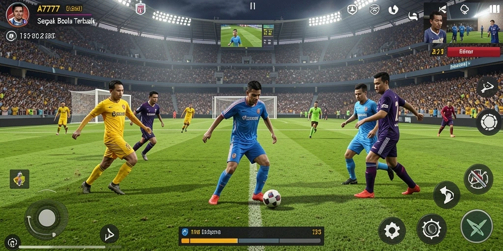 Tampilan gameplay A7777 yang seru dan mendebarkan di lapangan.