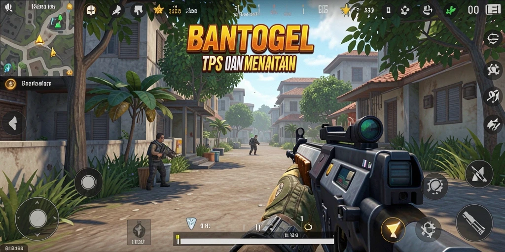 Gameplay TPS yang intens dan menantang di BANTOGEL.