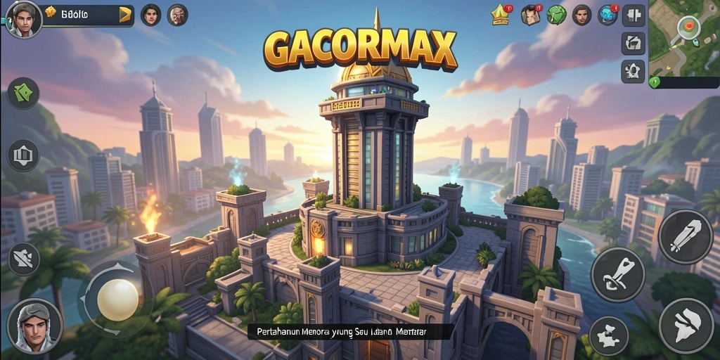 Tampilkan gameplay seru dalam GACORMAX dengan strategi menara yang cerdas.