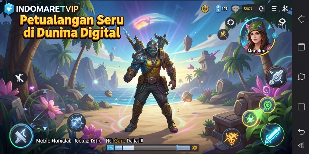 Gameplay yang mendebarkan dengan petualangan yang menantang.