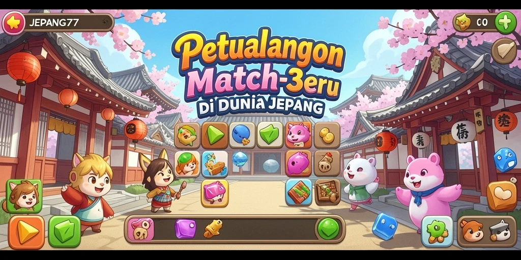 Tangkapan layar gameplay JEPANG77 yang seru dan penuh warna.