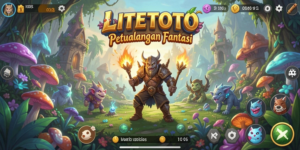 Tampilan gameplay LITETOTO yang mengasyikkan dan penuh warna.