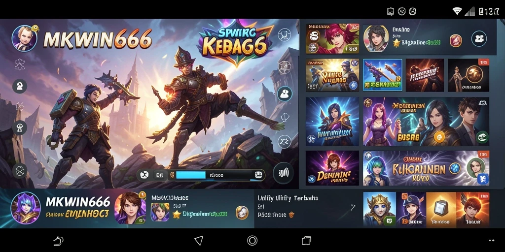 Tampilan utama aplikasi MKWIN666 dengan fitur Utility yang bermanfaat.