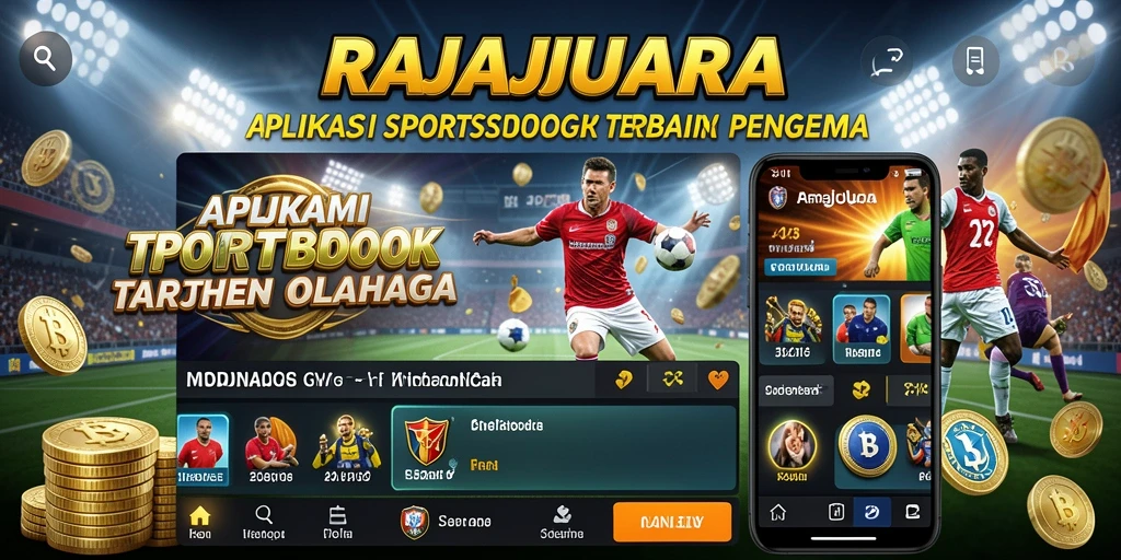 Screenshot menunjukkan antarmuka taruhan olahraga RAJAJUARA yang menarik.